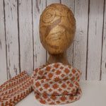 Load image into Gallery viewer, Handmade Merino Wool Snood, Welsh Tapestry Pattern (Burnt Orange) - Luvit!
