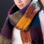 Load image into Gallery viewer, Soft Winter Scarf - Mustard
