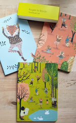 Load image into Gallery viewer, Yoga in the Park - 3 pack A6 Notebooks - Luvit!
