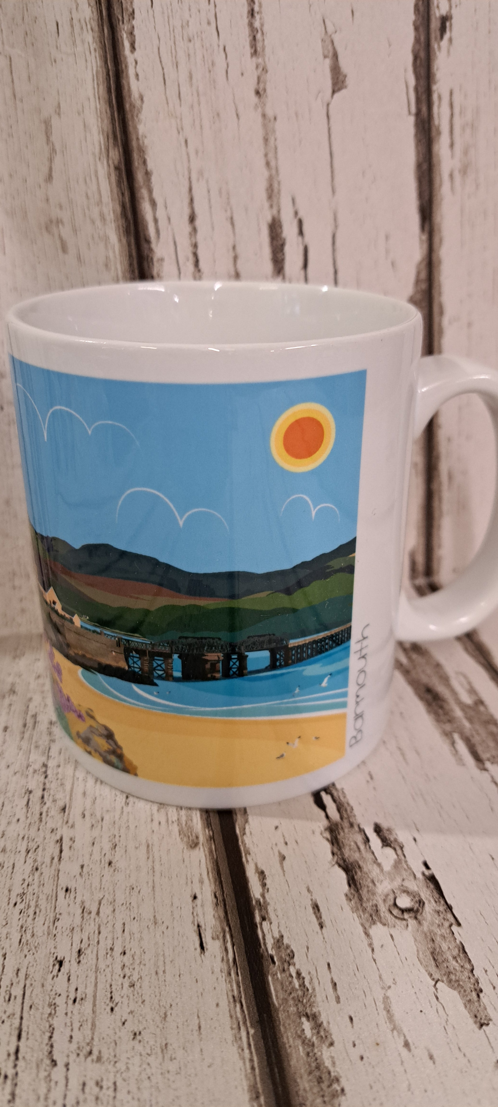 Barmouth bridge mug
