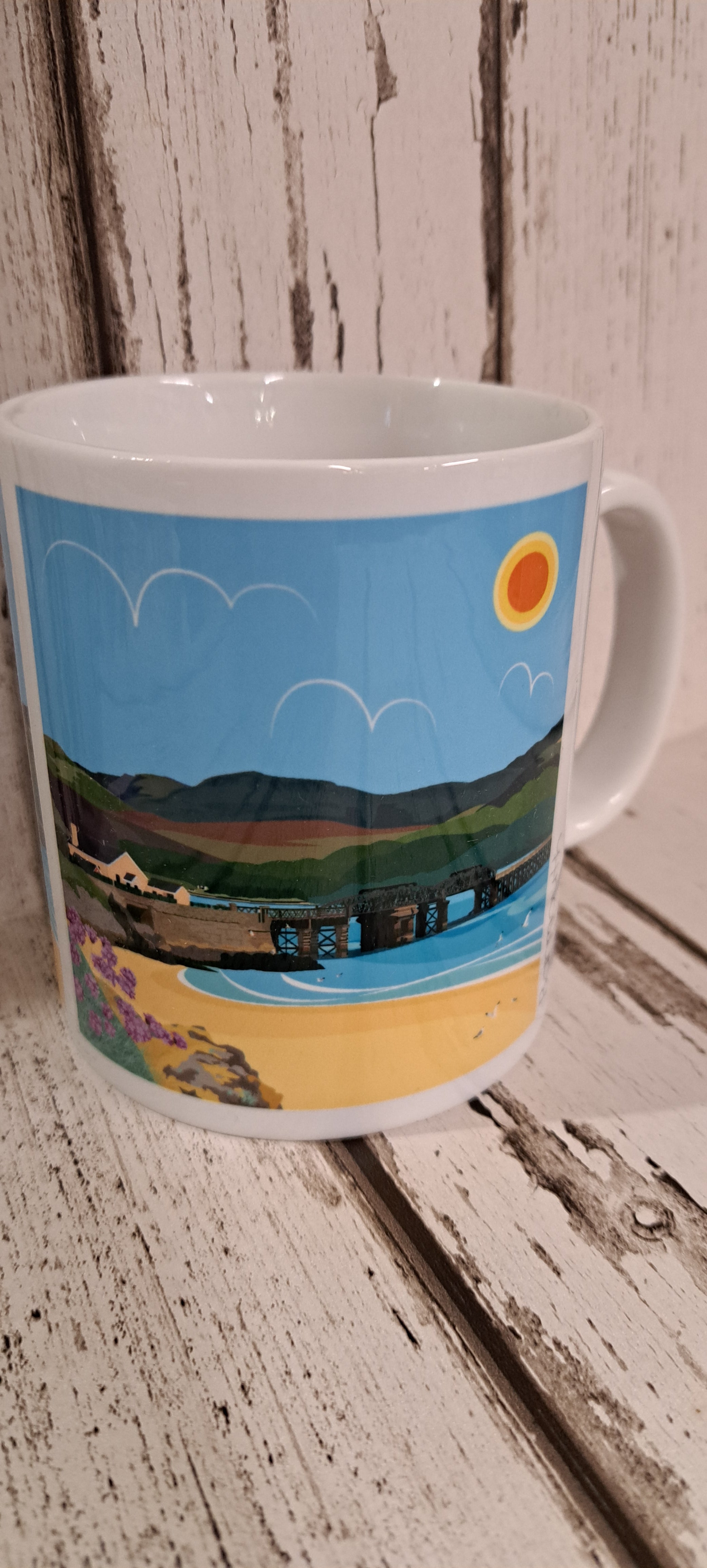 Barmouth bridge mug