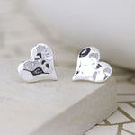Load image into Gallery viewer, Heart Earrings - Silver Plated
