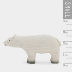 Load image into Gallery viewer, Small Wood Polar Bear - Luvit!

