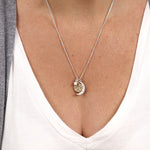 Load image into Gallery viewer, Moon, Star &amp; Planet - Silver Plate Necklace
