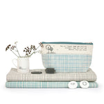 Load image into Gallery viewer, &quot;You Are Braver&quot; Cotton Zip Toiletry Bag - Luvit!
