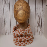 Load image into Gallery viewer, Handmade Merino Wool Snood, Welsh Tapestry Pattern (Burnt Orange) - Luvit!
