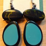 Load image into Gallery viewer, Chic Tonal Two Part Resin Earrings - Luvit!
