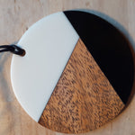 Load image into Gallery viewer, Lovely Resin &amp; Wood Disc Pendant Necklace - Luvit!
