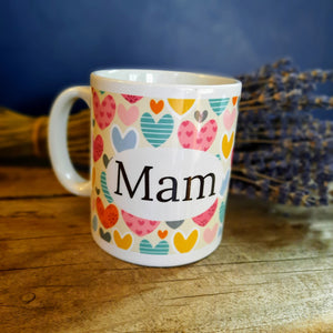 Mam Mug - Heart design