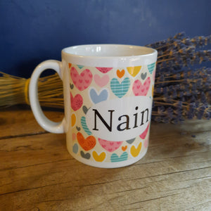 Nain Mug - Heart design