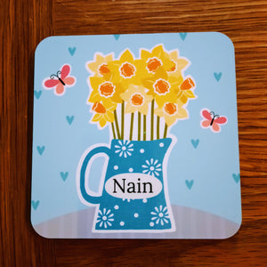 Nain-  Daffodil coaster
