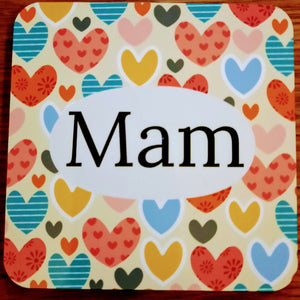 Mam - Heart coaster