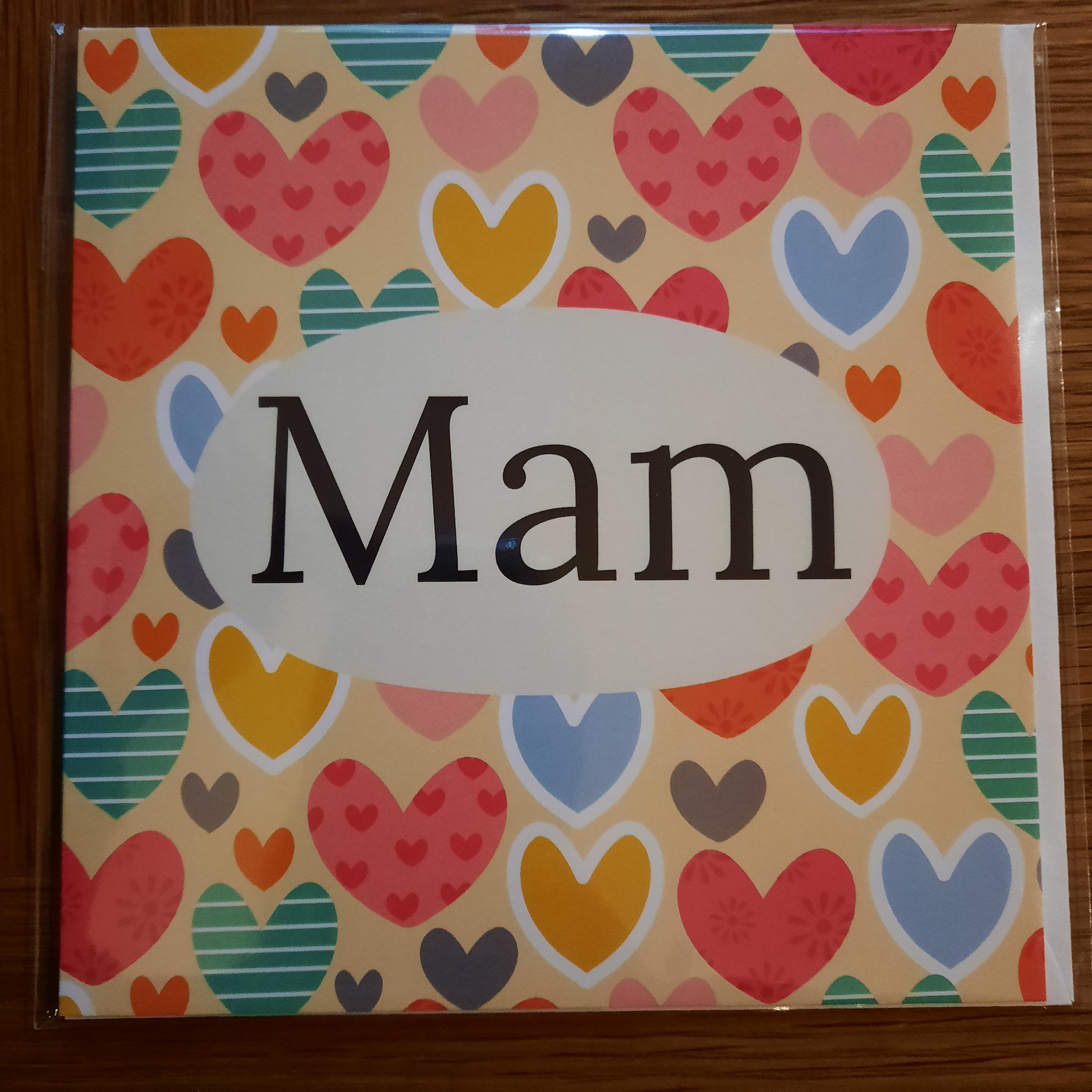 Mam-  Heart Design Greeting Card