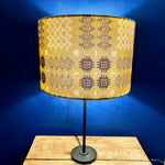 Load image into Gallery viewer, Handmade Welsh Tapestry Lampshade (mustard )
