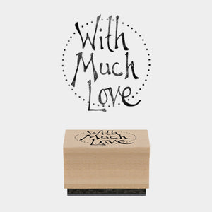 Rubber Stamp - With MUch Love - Luvit!
