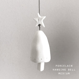 Porcelain Hanging Christmas Tree/Bell - Luvit!