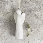 Load image into Gallery viewer, Porcelain Hanging Angel Decoration - Luvit!

