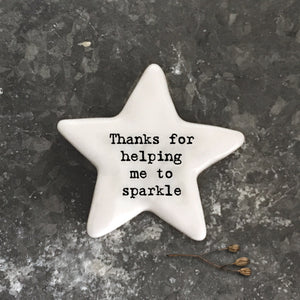Star token - 'Thanks for helping me sparkle'