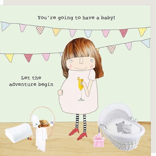 "You're Going to Have a Baby" Greeting Card - Luvit!