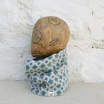 Load image into Gallery viewer, Handmade Merino Wool Snood - Welsh Tapestry Pattern (Petrol Blue) - Luvit!
