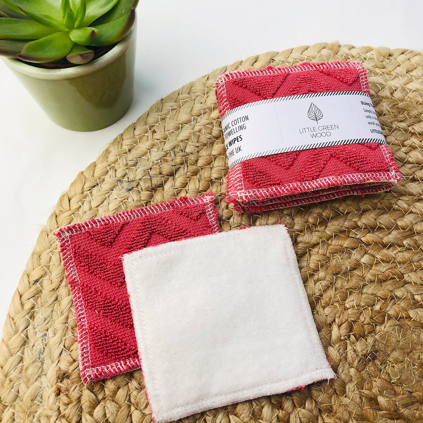 Soft & Scrub Make-up Wipes, Towelling & Fleece (5 pack) - Luvit!