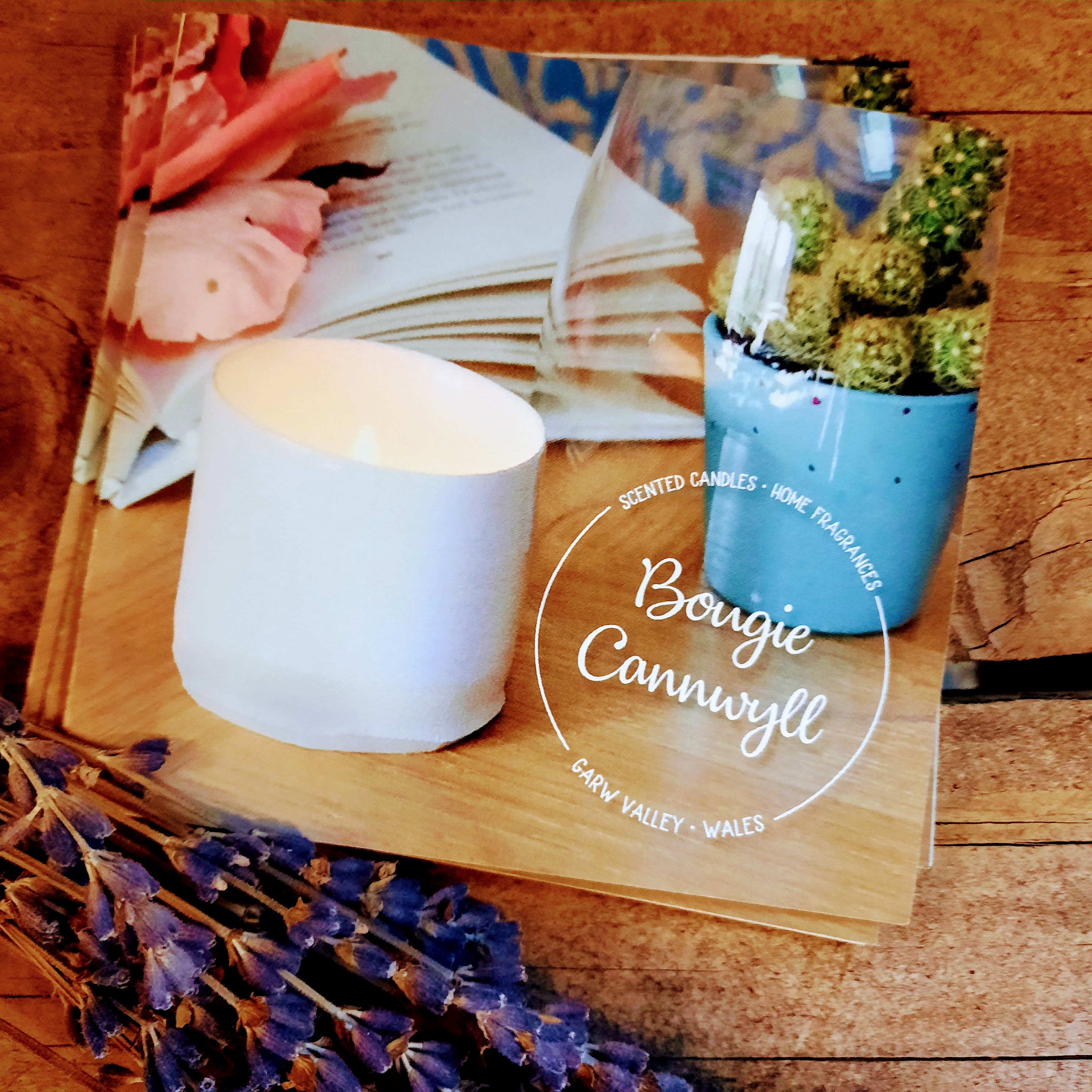 Lavender & Vanilla - Ceramic Candle Bowl - Luvit!