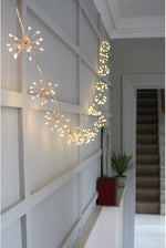 Load image into Gallery viewer, Star chain lights - copper wire stars
