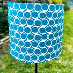 Load image into Gallery viewer, Hand Assembled Teal Circle Lampshade - Luvit!
