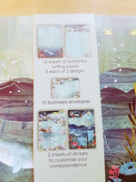 Load image into Gallery viewer, Sea Dreams Narwhal Writing Set - Luvit!
