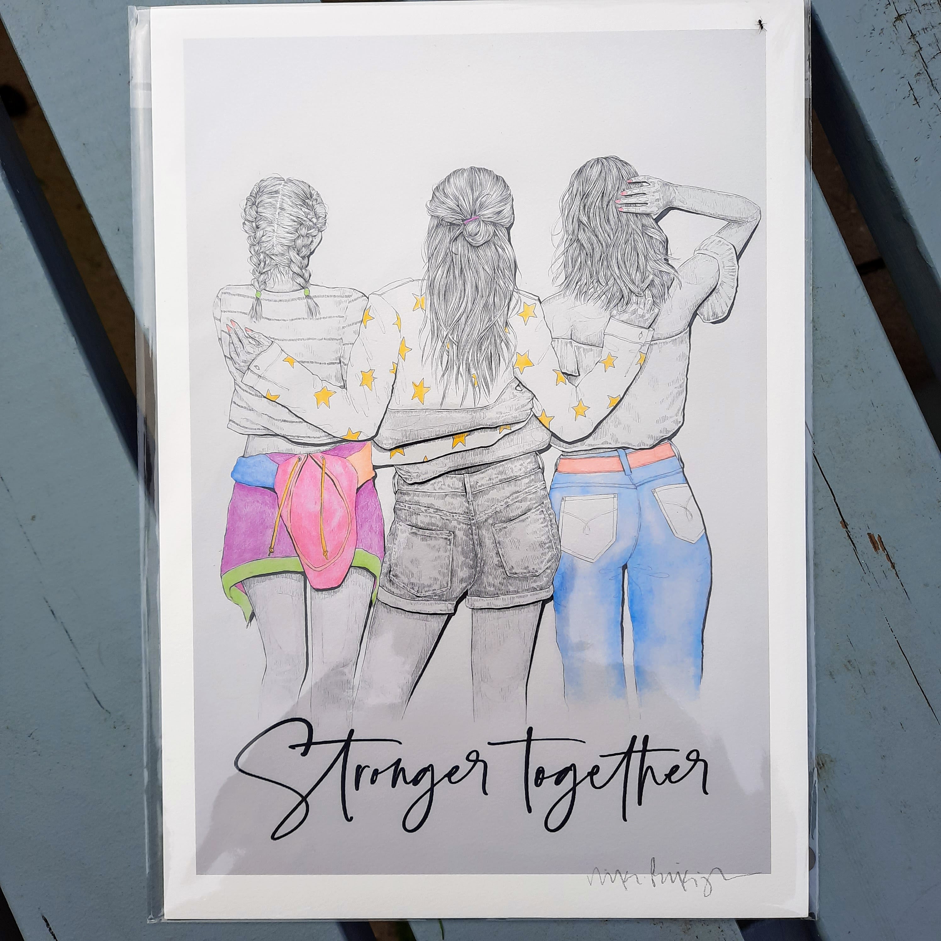 Stronger Together - A4 Print - Luvit!
